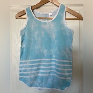 Ivivva blue and white tank